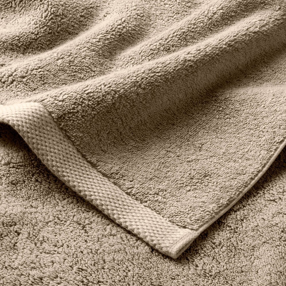 Organic Bath Sheet Dark Sand - Casaluna