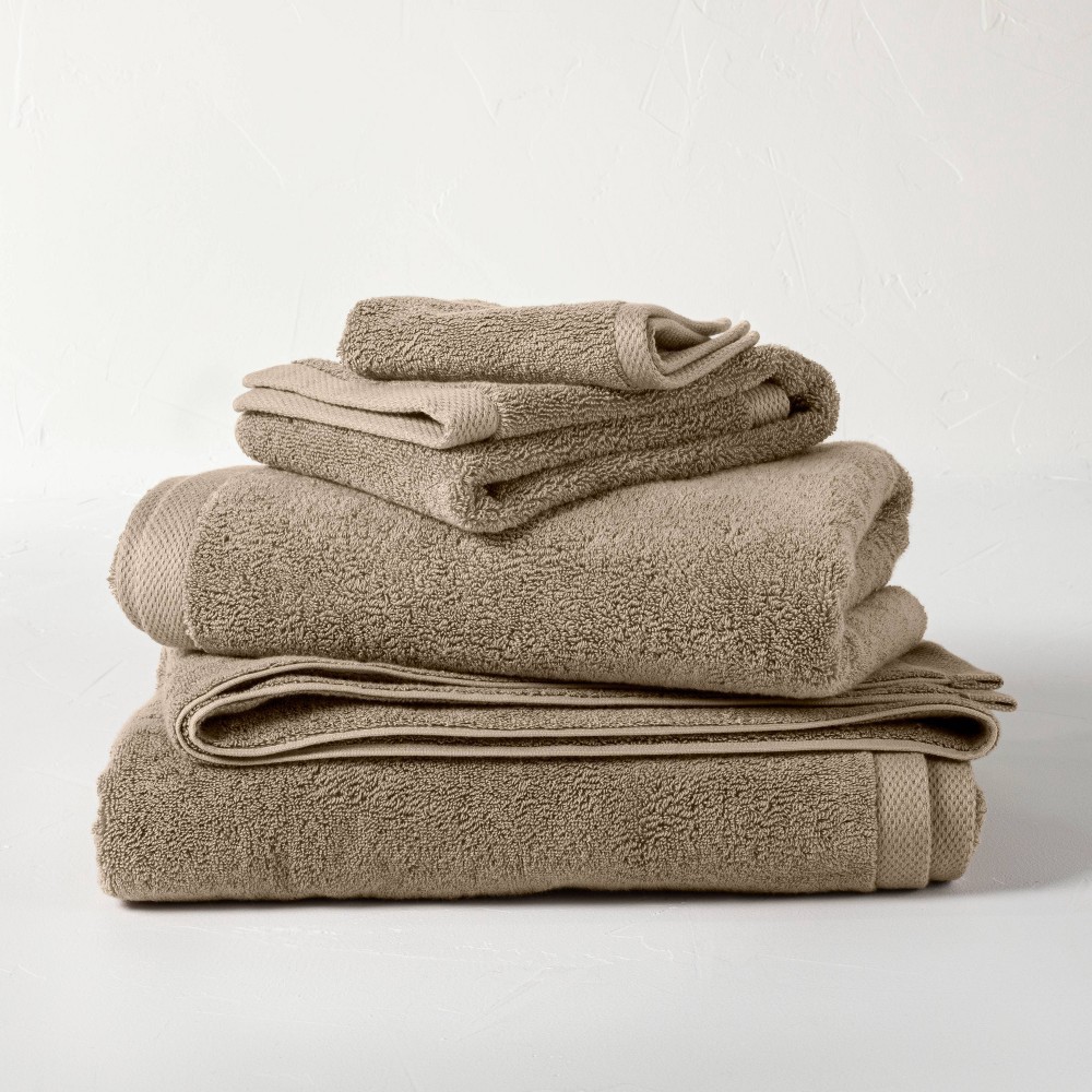 Organic Bath Towel Dark Sand - Casaluna™