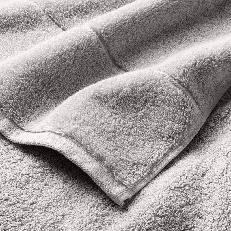 Modal Bath Towel Light Gray - Casaluna