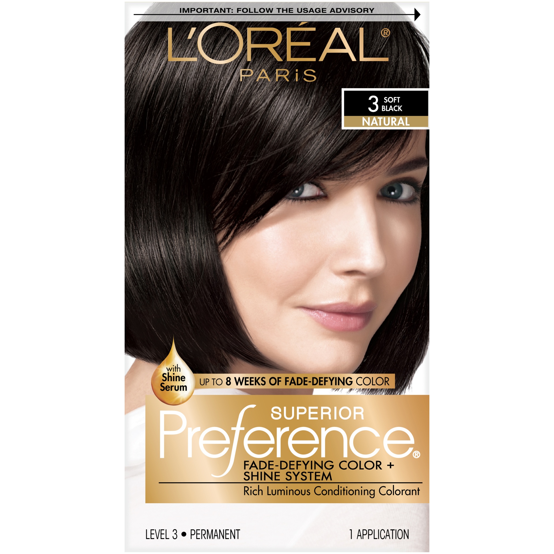 slide 7 of 8, L'Oréal Superior Preference Fade-Defying Color + Shine System - 6.5 fl oz - 3 Soft Black - 1 Kit, 6.5 fl oz