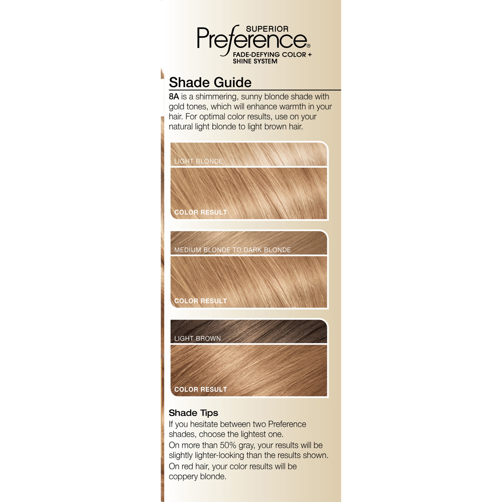 slide 4 of 8, L'Oréal Superior Preference Fade-Defying Color + Shine System - 6.5 fl oz - 8G Golden Blonde - 1 Kit, 6.5 fl oz