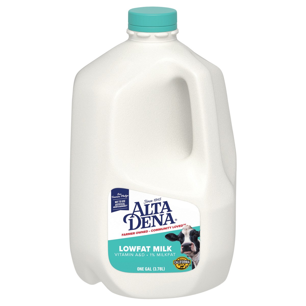 slide 1 of 13, Alta Dena 1% Lowfat Milk Gallon, 128 oz