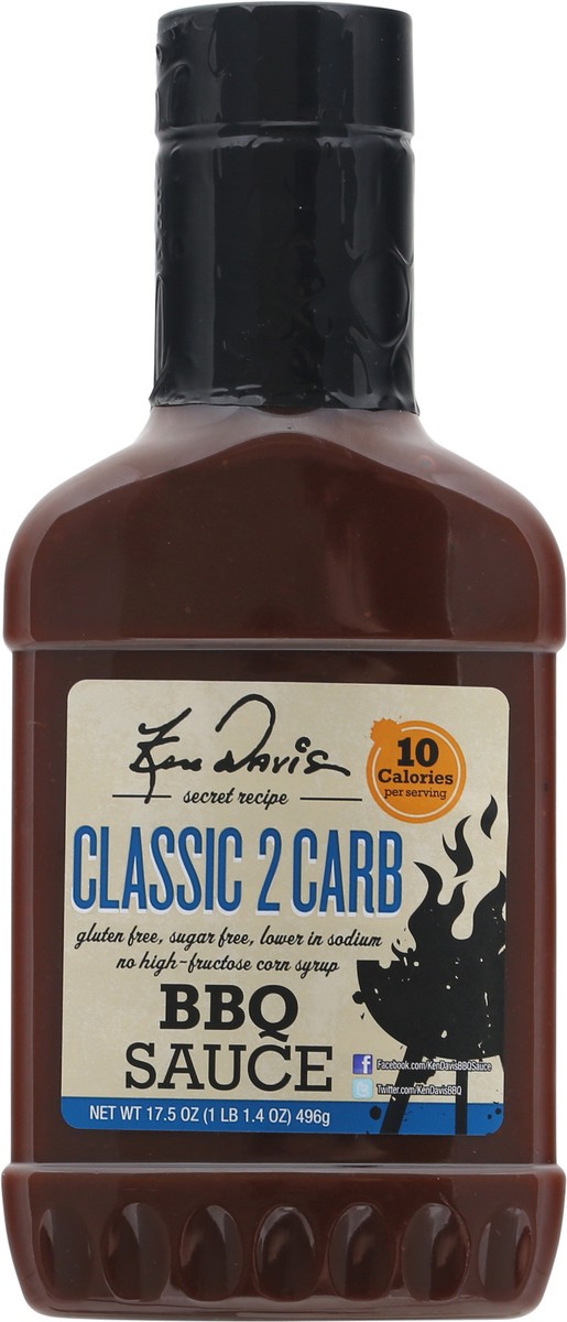 slide 6 of 9, Ken Davis 2 Carb Original Bar-B-Q Sauce 17.5 oz, 17.5 oz