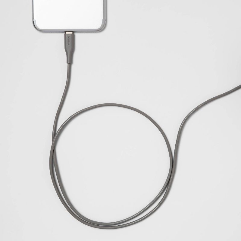 slide 2 of 3, 3' USB-C to USB-A Round Cable - heyday™ Wild Dove, 1 ct