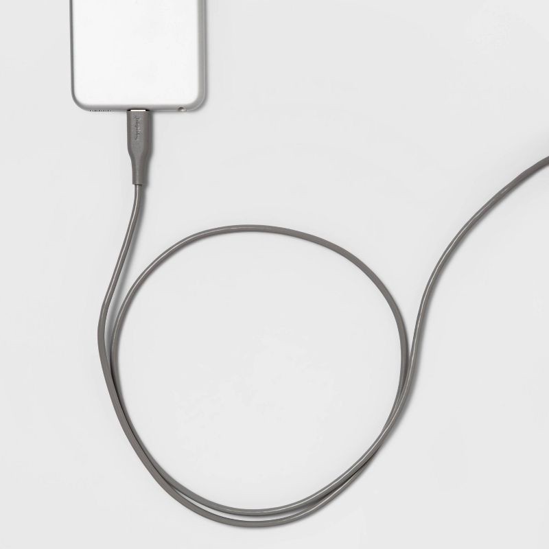 slide 2 of 3, 3' Lightning to USB-A Round Cable - heyday™ Wild Dove, 1 ct