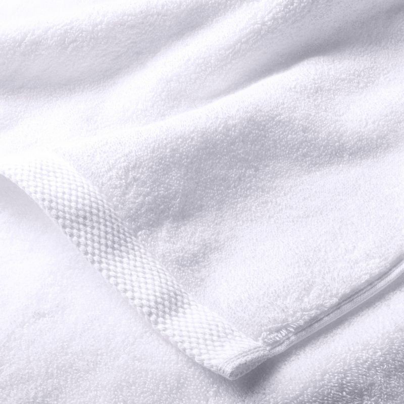 slide 3 of 4, Organic Hand Towel White - Casaluna™: GOTS Certified, Low Lint, Heavyweight 550-800 GSM, Machine Washable, 1 ct