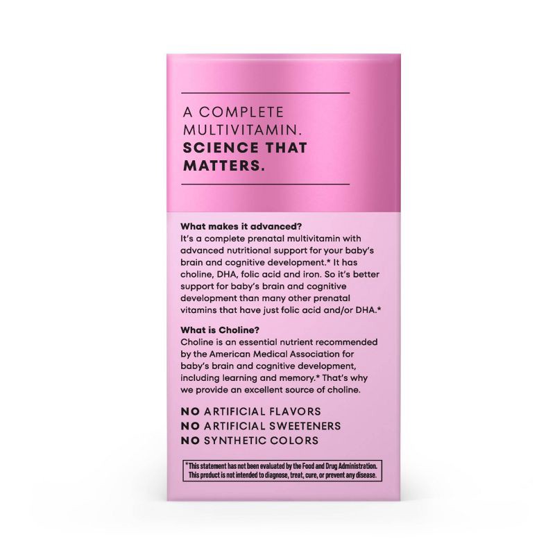 slide 2 of 10, One A Day Prenatal Advanced with Folic Acid - 60+60ct, 60 ct