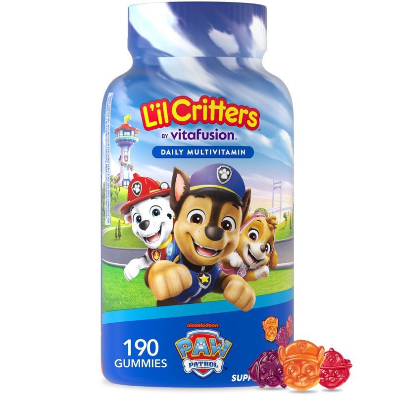 slide 1 of 10, L'il Critters Paw Patrol Multivitamin Gummy Dietary Supplements - 190ct, 190 ct