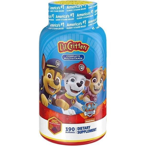 slide 1 of 2, L'il Critters Paw Patrol Multivitamin Dietary Supplements - 190ct, 190 ct