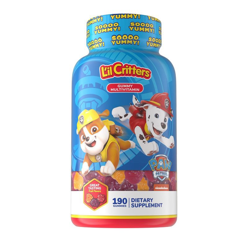 slide 1 of 10, L'il Critters Paw Patrol Multivitamin Dietary Supplements - 190ct, 190 ct