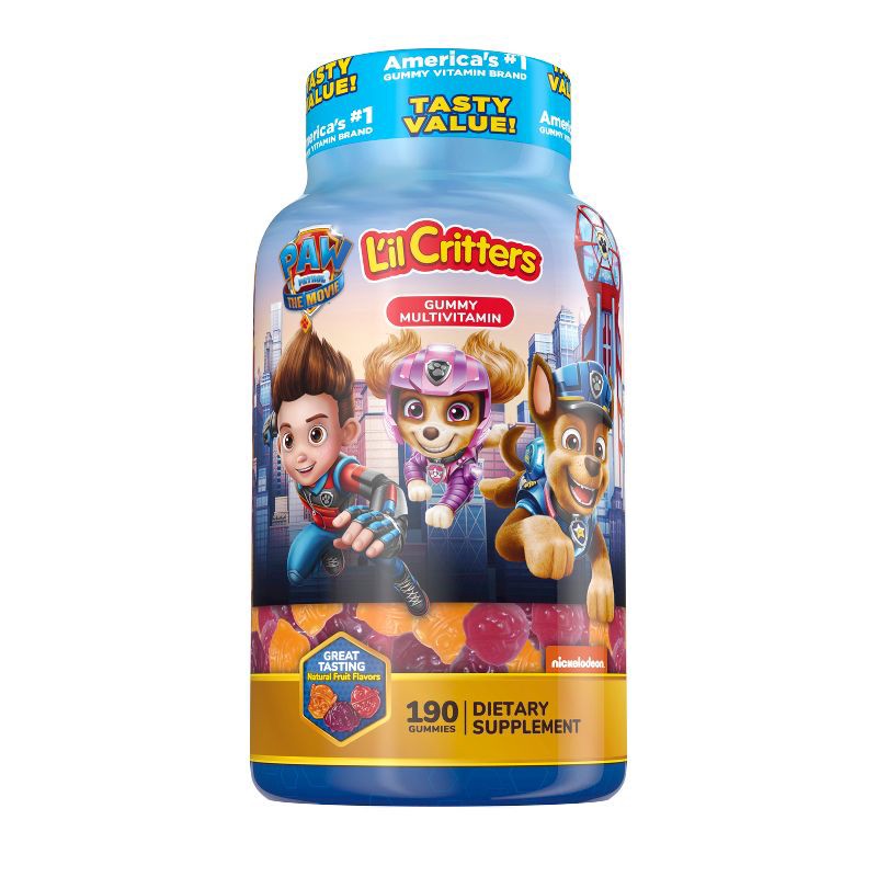 slide 1 of 10, L'il Critters Paw Patrol Multivitamin Dietary Supplements - 190ct, 190 ct