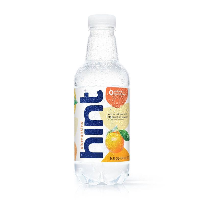 slide 1 of 1, hint Clementine Flavored Water - 16 fl oz Bottle, 16 fl oz