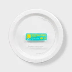 White Plate 6.8" - 58ct - up&up™