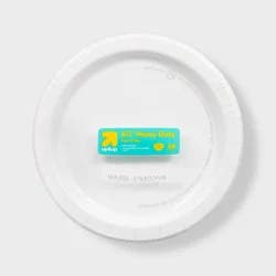 White Plate 6.8" - 58ct - up&up™