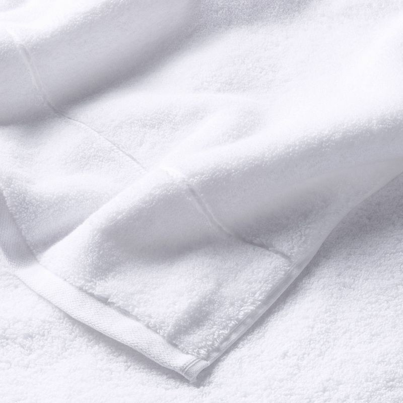 slide 3 of 4, Modal Bath Towel White - Casaluna™: Heavyweight Cotton-Modal Blend, Fade-Resistant, Low Lint, 56"x30", 1 ct