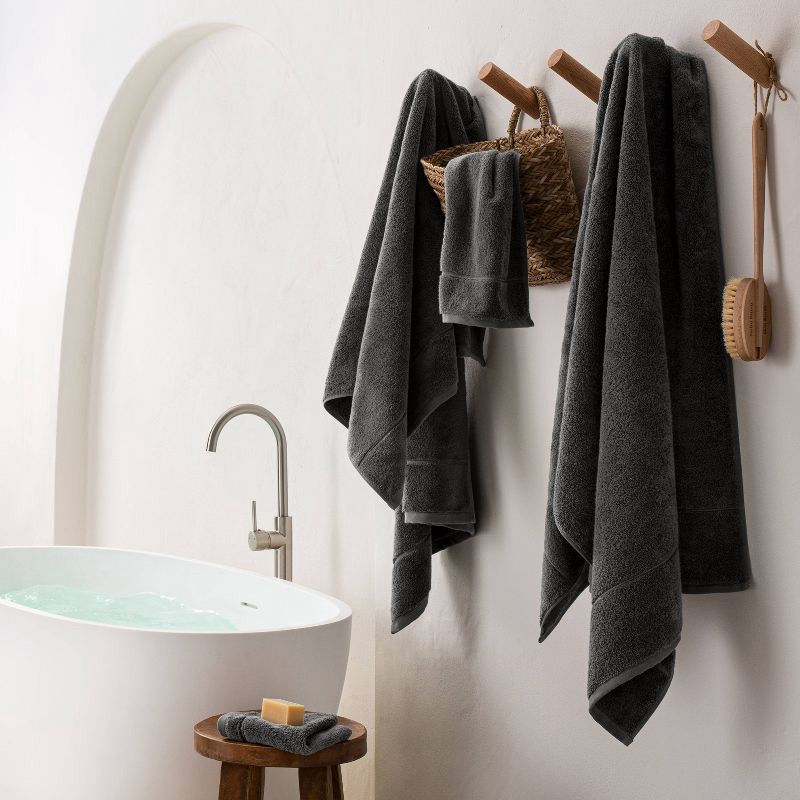 Modal Hand Towel Dark Gray - Casaluna™