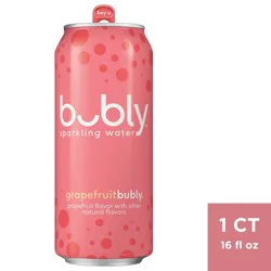 bubly Grapefruit Sparkling Water - 16 fl oz Can