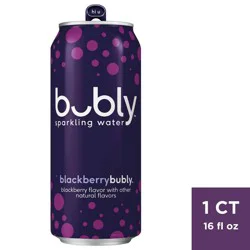 bubly Blackberry Sparkling Water - 16 fl oz Can