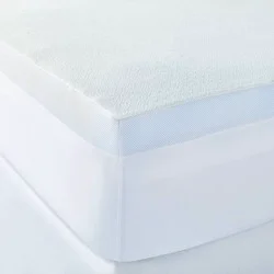 King 3" Serene™ Foam Mattress Topper - Casaluna™: CertiPUR-US, Plush Polyester Cover, Machine Washable