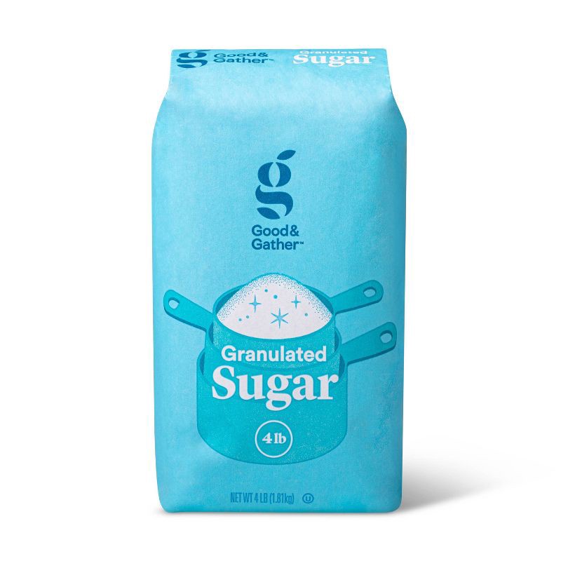 slide 1 of 3, Granulated Sugar - 4lbs - Good & Gather™, 4 lb