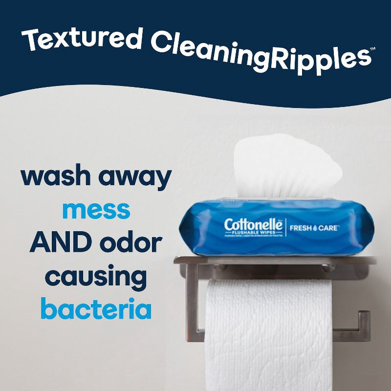 slide 6 of 10, Cottonelle Flushable Wet Wipes - 10pk/42ct, 10 ct, 42 ct