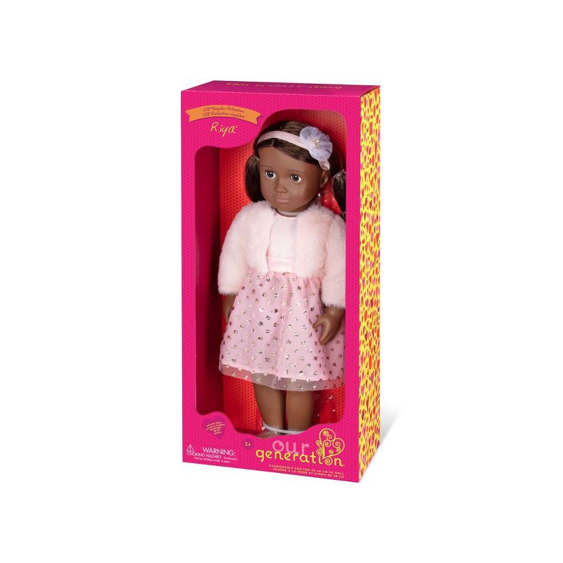 slide 4 of 4, Our Generation Riya 18" Fashion Doll, 1 ct