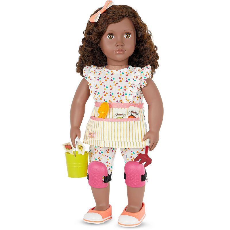slide 2 of 6, Our Generation Nahla with Storybook & Accessories 18" Posable Gardening Doll, 1 ct