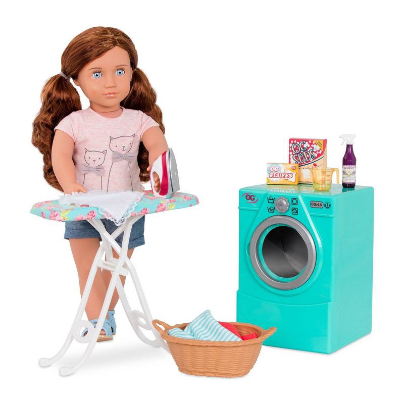 slide 5 of 5, Our Generation Tumble & Spin Laundry Set, 1 ct