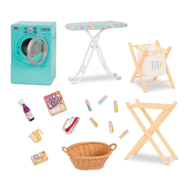 slide 4 of 5, Our Generation Tumble & Spin Laundry Set, 1 ct