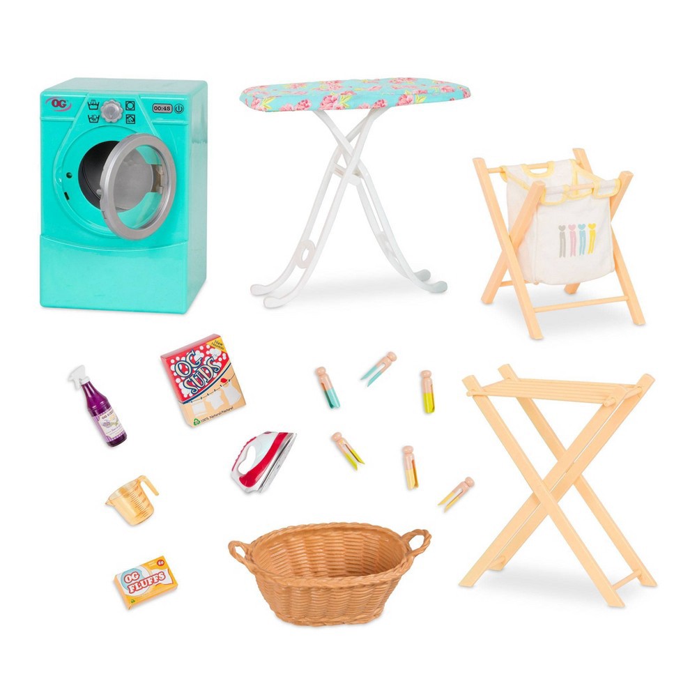 slide 5 of 6, Our Generation Tumble & Spin Laundry Set, 1 ct