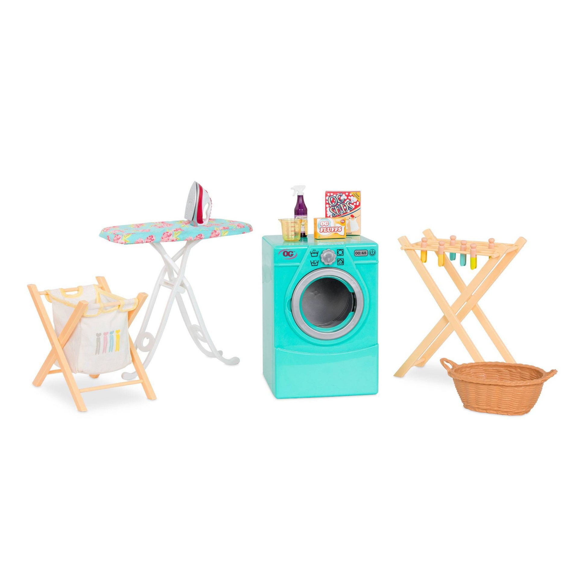 slide 1 of 6, Our Generation Tumble & Spin Laundry Set, 1 ct