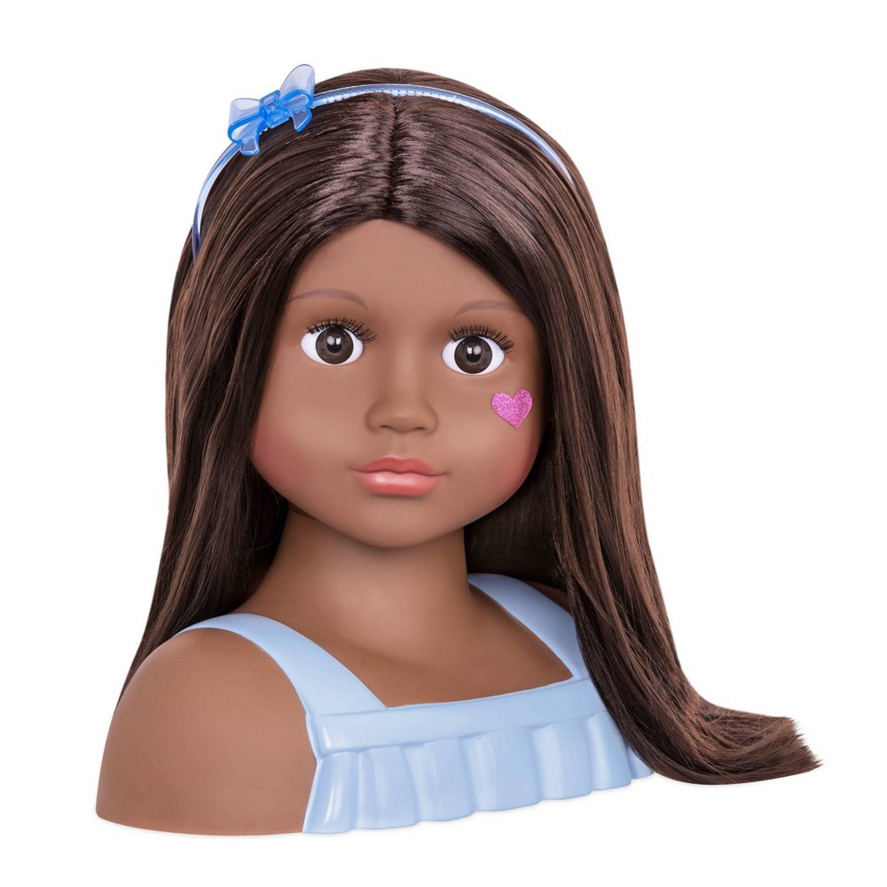 slide 3 of 3, Our Generation Nessa with Accessories Styling Head Doll Brown Hair, 1 ct