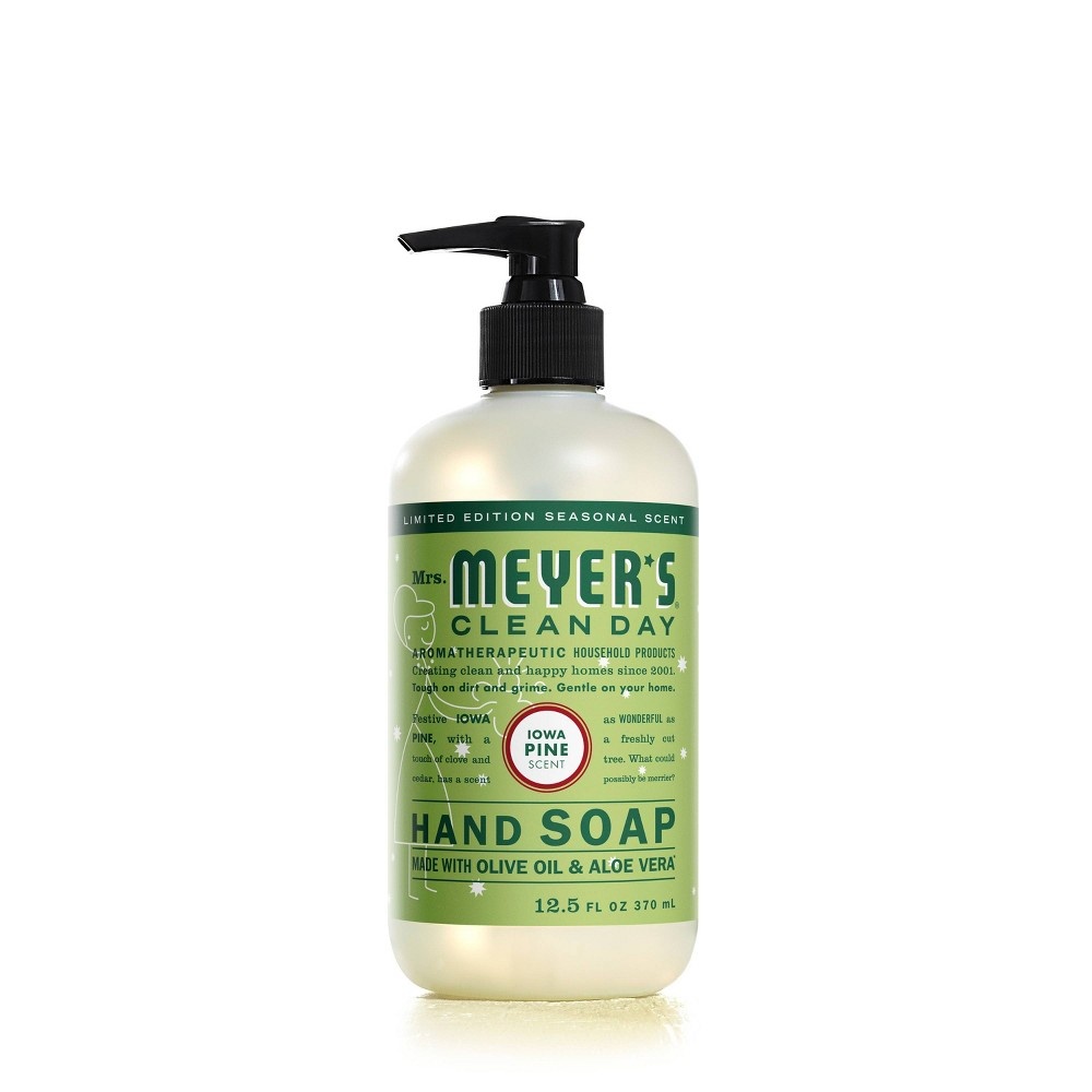 slide 2 of 3, Mrs. Meyer's Clean Day Iowa Pine Liquid Hand Soap, 12.5 fl oz