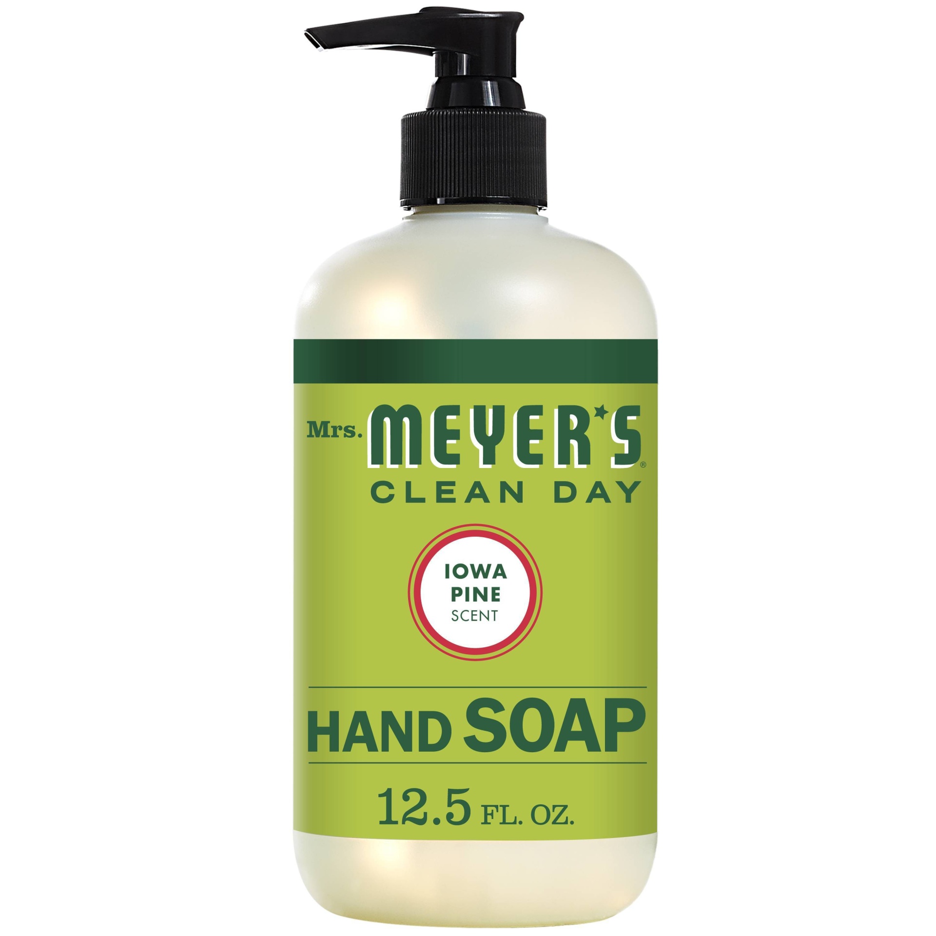 slide 1 of 3, Mrs. Meyer's Clean Day Iowa Pine Liquid Hand Soap, 12.5 fl oz