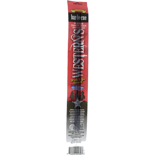 slide 1 of 1, Western's Smokehouse BBQ Snack Stick, 1 oz