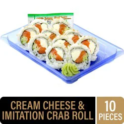 Private Selection Cream Cheese Sushi Roll with Imitation Crab by Zenshi, 10 pc