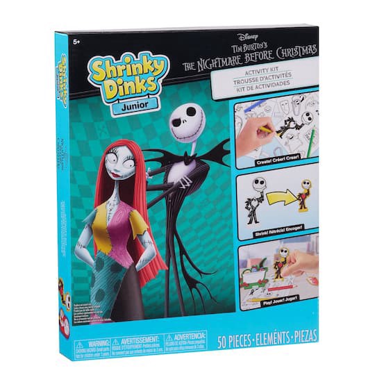 slide 1 of 3, Just Play Shrinky Dinks Junior The Nightmare Before Christmas Activity Kit, 8.5 in x 10.5 in x 1.5 in