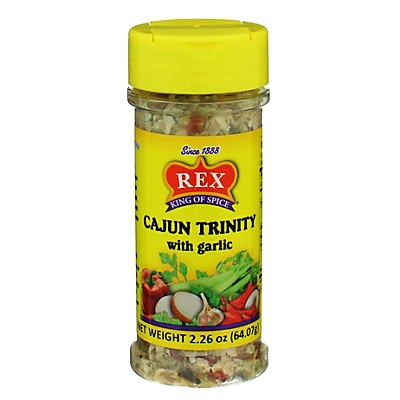 slide 1 of 1, Rex Cajun Trinity With Garlic Seasoning, 2.26 oz