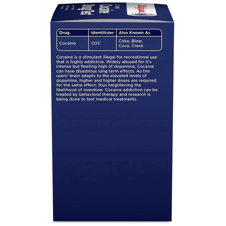 slide 4 of 4, Walgreens At-Home Cocaine Drug Test, 1 ct