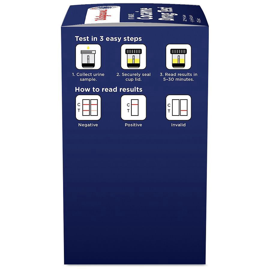 slide 3 of 4, Walgreens At-Home Cocaine Drug Test, 1 ct