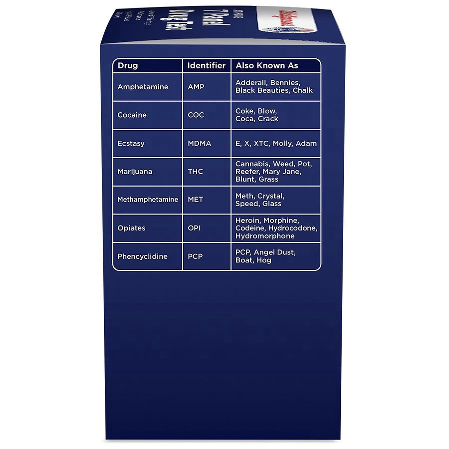 slide 3 of 4, Walgreens At-Home 7 Panel Drug Test, 1 ct