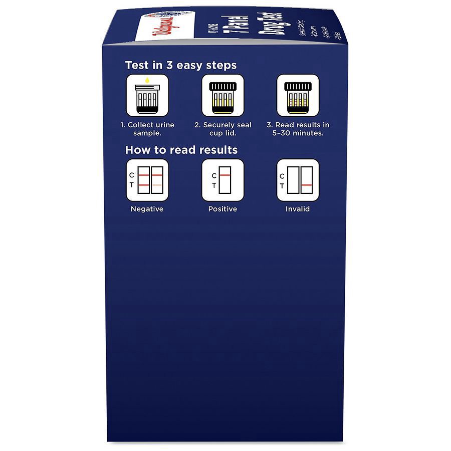 slide 2 of 4, Walgreens At-Home 7 Panel Drug Test, 1 ct