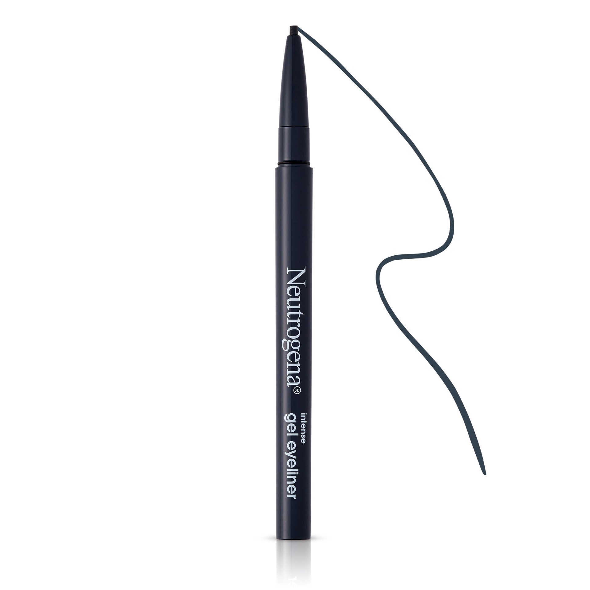 slide 5 of 6, Neutrogena Intense Gel Eyeliner with Antioxidant Vitamin E, Smudge- & Water-Resistant Eyeliner Makeup for Precision Application, Smokey Gray, 0.004 oz, 1 ct