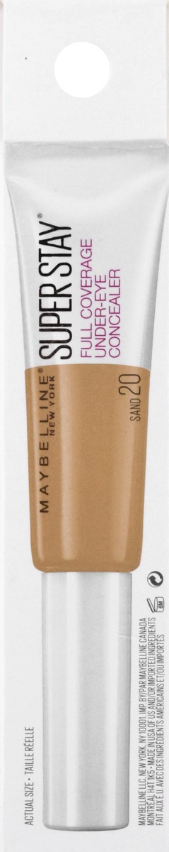 slide 3 of 9, Super Stay Full Coverage Sand 20 Under-Eye Concealer 0.23 fl oz, 0.23 fl oz