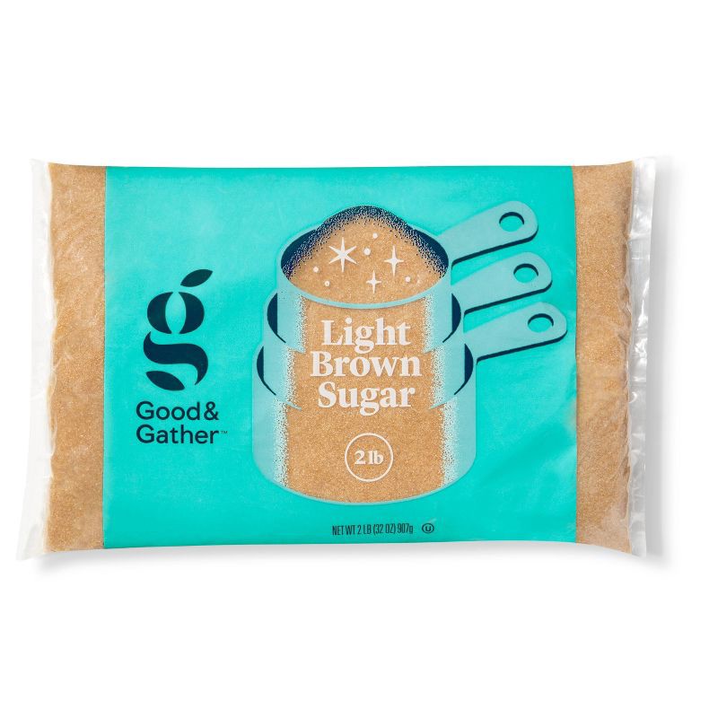 slide 1 of 3, Light Brown Sugar - 2lbs - Good & Gather™, 2 lb