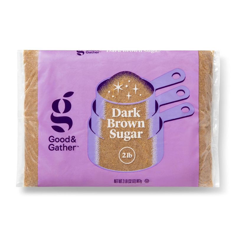 slide 1 of 3, Dark Brown Sugar - 2lbs - Good & Gather™, 2 lb