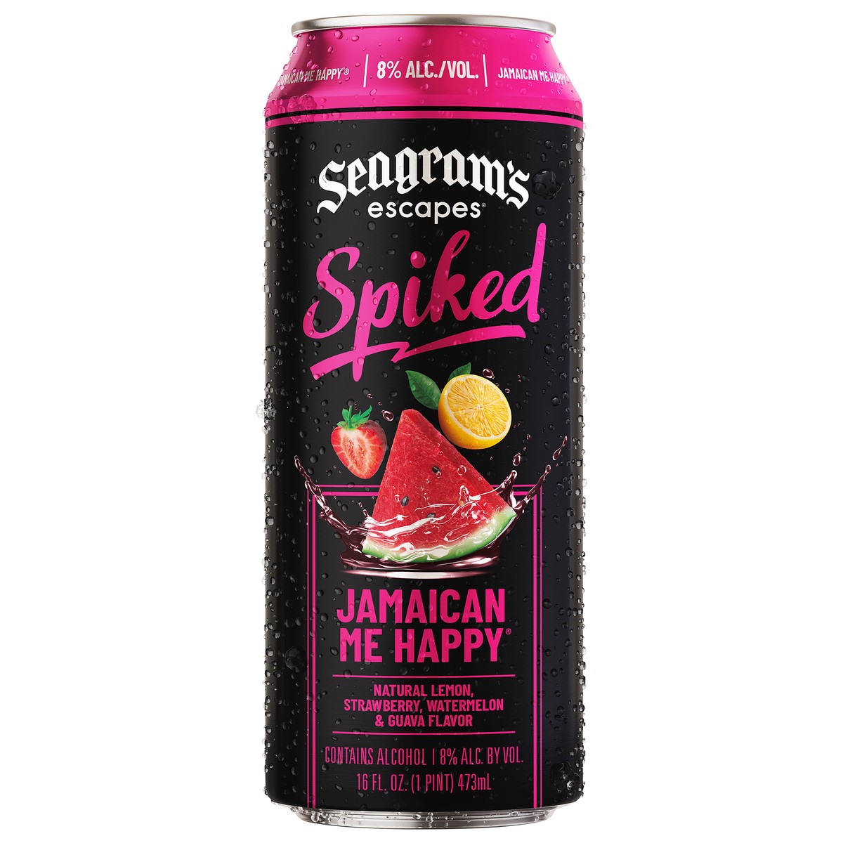 slide 1 of 10, Seagram's Spiked Jamaican Me Happy - 23.5oz, 16 fl oz