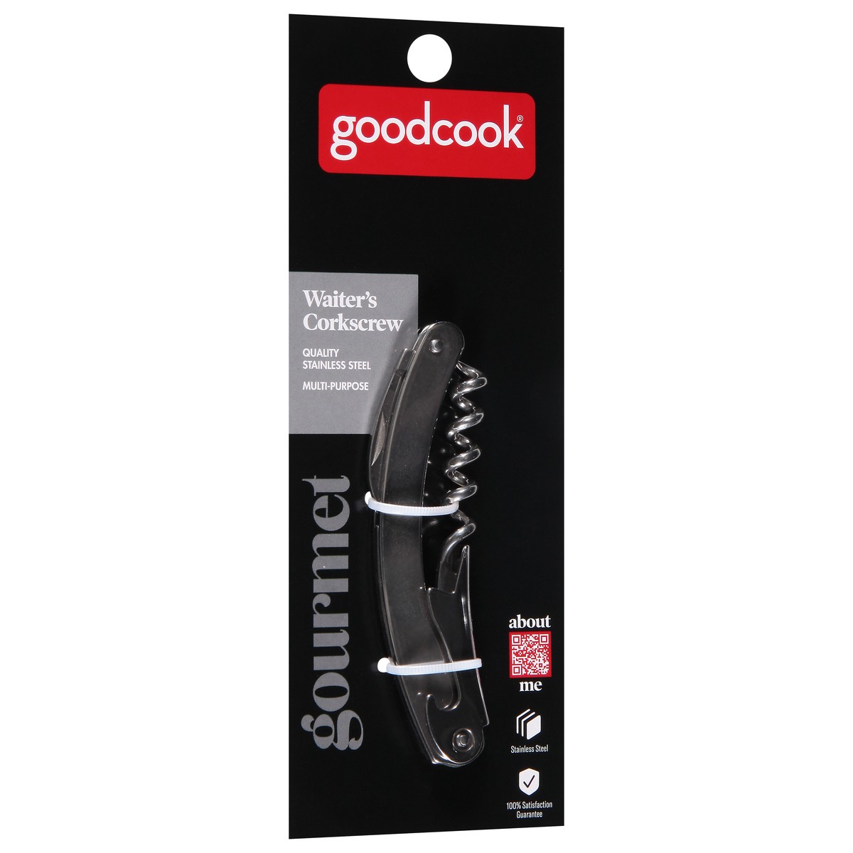slide 3 of 9, Good Cook Stainless Steel Multi-Purpose Waiter's Corkscrew 1 ea, 1 ct