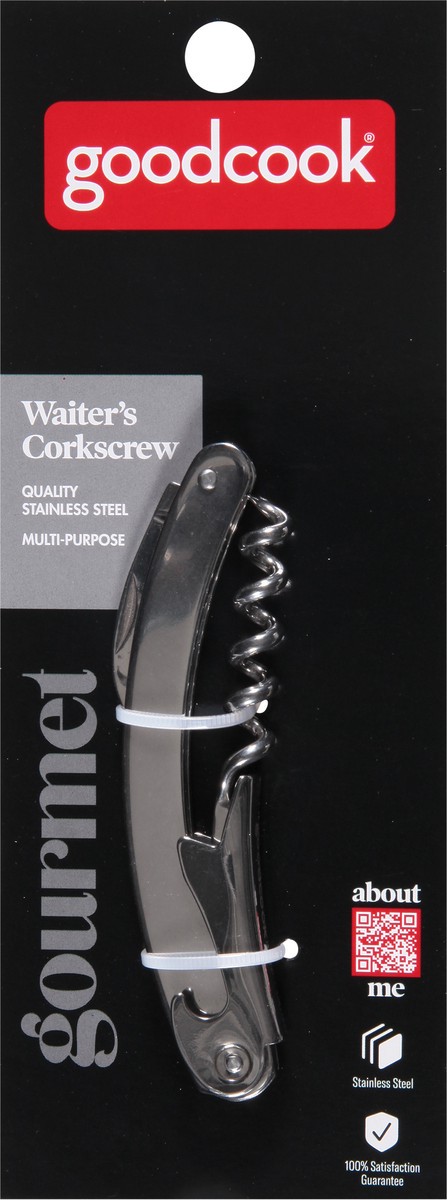 slide 5 of 9, Good Cook Stainless Steel Multi-Purpose Waiter's Corkscrew 1 ea, 1 ct