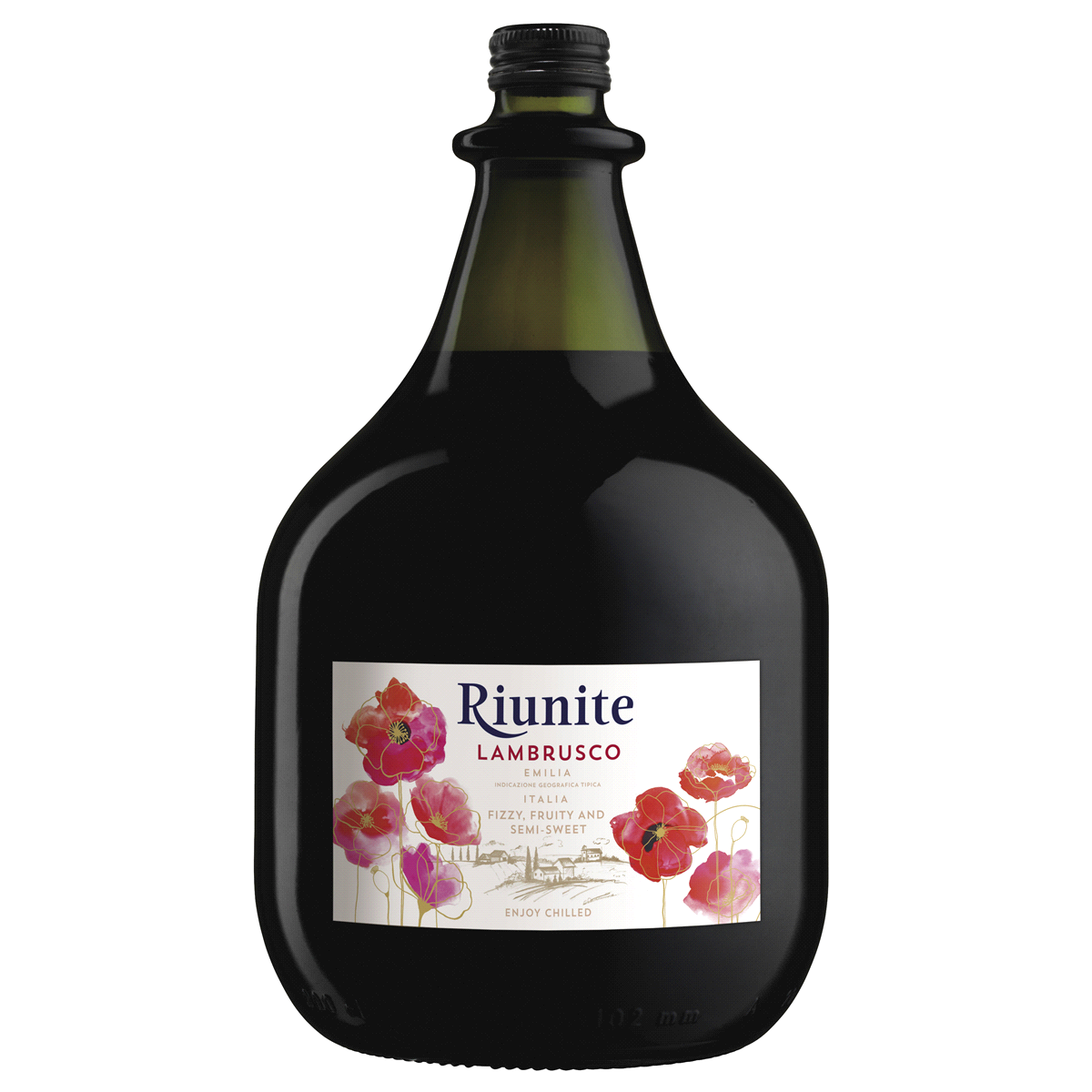 slide 1 of 1, Riunite Lambrusco Wine, 3 lt, 3 liter